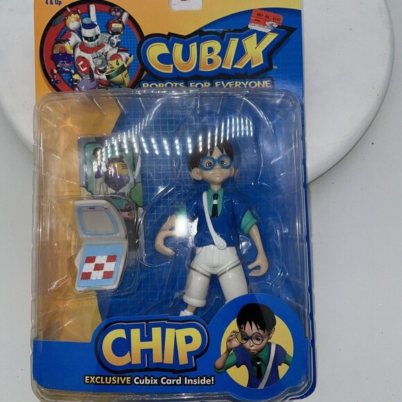 Trendmasters Cubix Robots For Everyone Chip New  Exclusive Cubix Card Inside - Picture 2 of 4